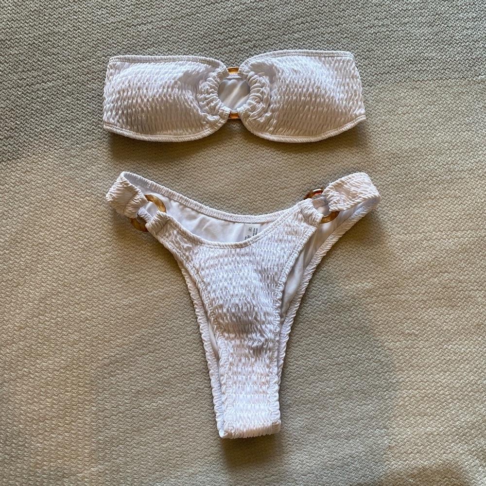 White bikini